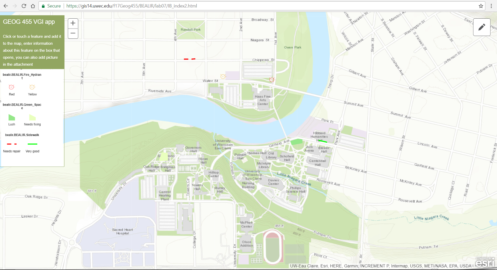 Geography 455  GIS Volunteered Geographic Information (VGI)