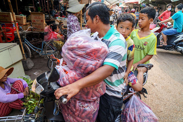 Marche de Phsar Leu - Siem Reap - Cambodge