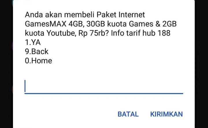 Kode Dial Terbaru Paket GamesMax 