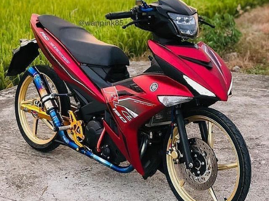 Modifikasi Mx King Warna Merah Polos, Metalik, Ferrari, Marun, Original ...
