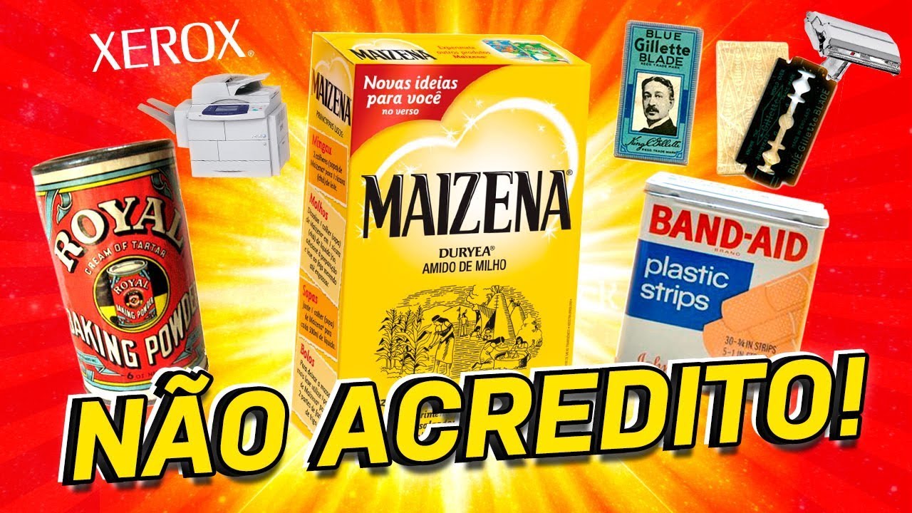 Confira algumas marcas que ficaram tão famosas que viraram nomes de produto