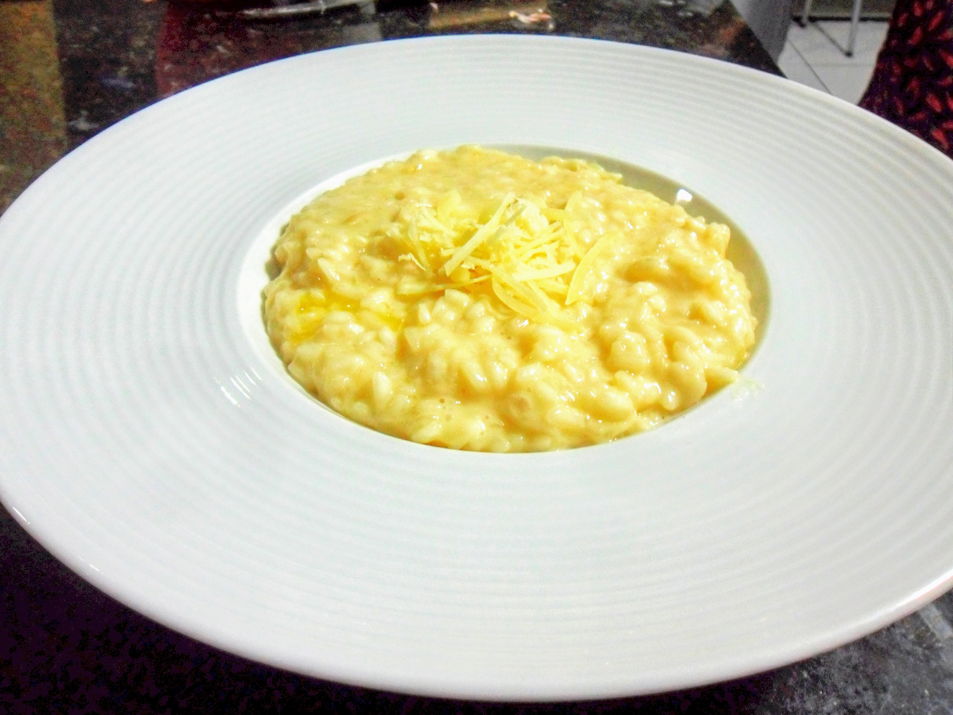 Risotto di al Limone ( Com um Toque de Jack Daniels)