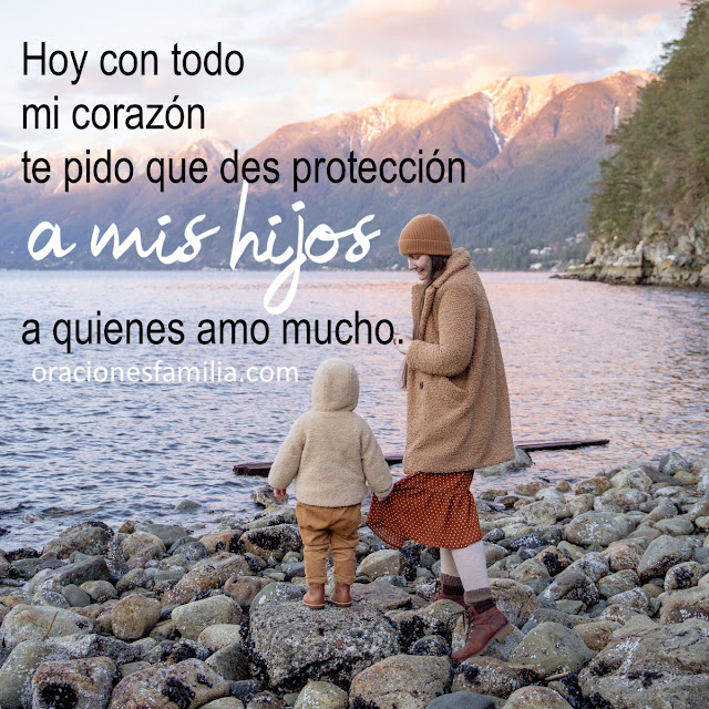 frases de oracion por la proteccion de una madre por los hijos