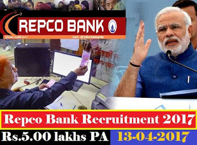  Repco Bank Recruitment Notification 2017