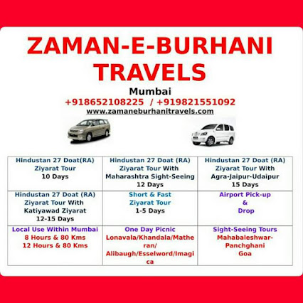 ZAMAN-E-BURHANI TRAVELS