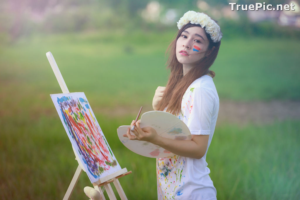 Image Vietnamese Model - How To Beautiful Angel Become An Painter - TruePic.net - Picture-20