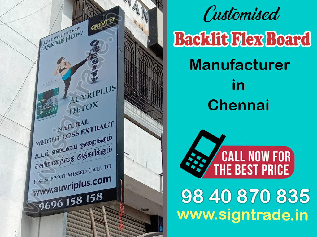 Auvriplus Backlit Flex Board Ekkatuthangal SIGNTRADE Backlit