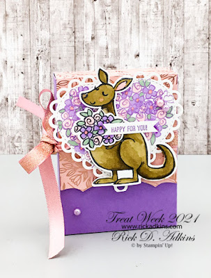 Treat Week 2021 day 2 project featuring the Kangaroo & Company Bundle Russel Stovers Treat Box Click here to learn more