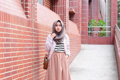 30+ Trend Terbaru Ootd Kuliah Hijab Rok