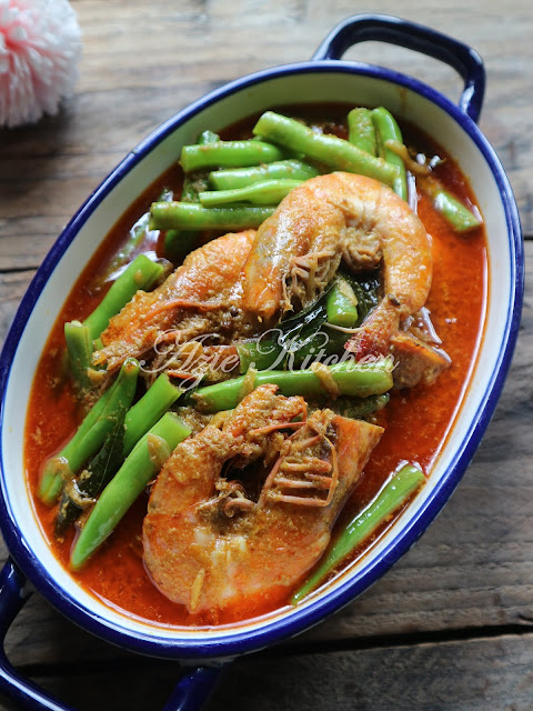 Kari Udang dengan Kacang Buncis