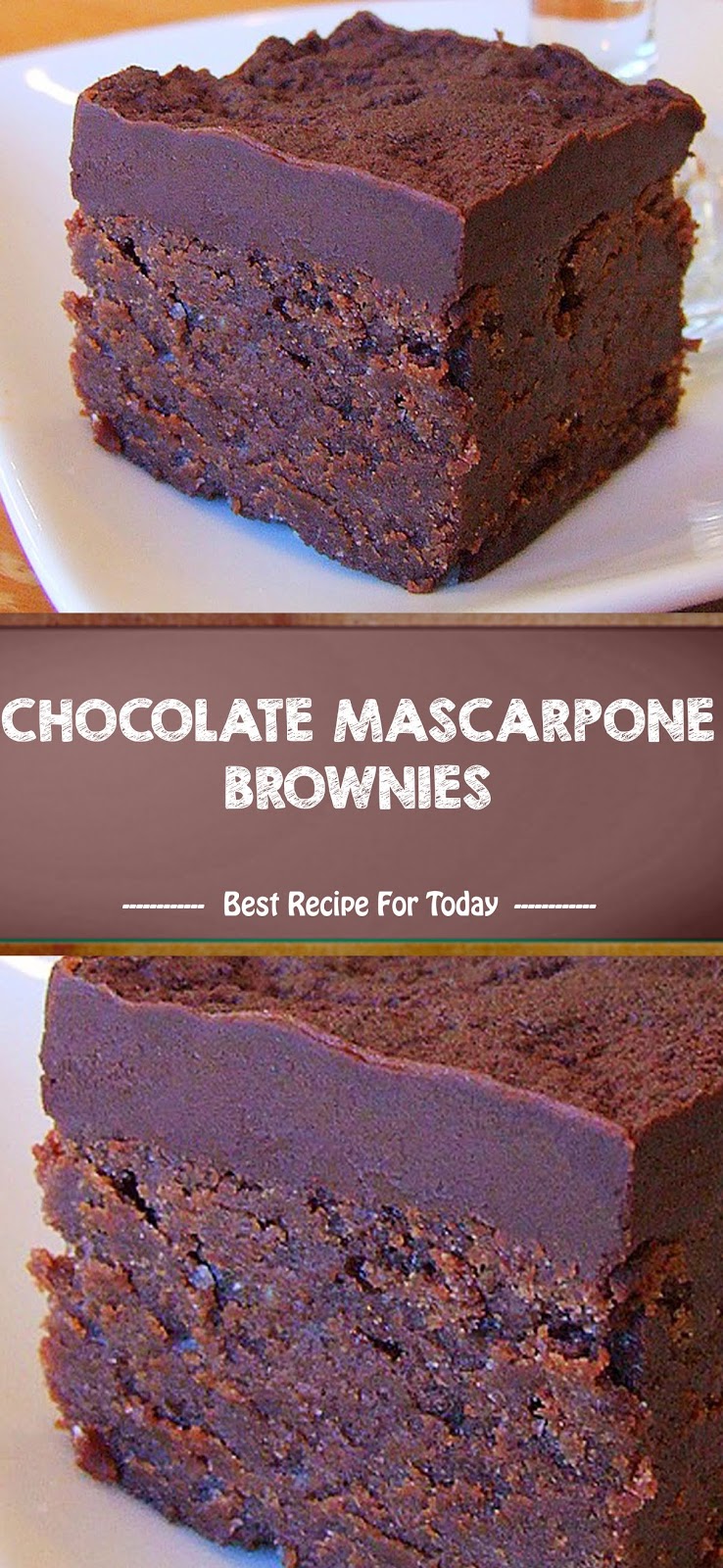 CHOCOLATE MASCARPONE BROWNIES - 3 SECONDS