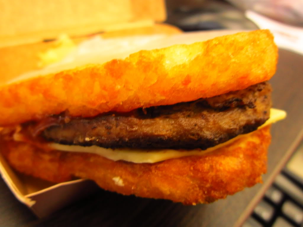 Jollibee Hash Brown Burger
