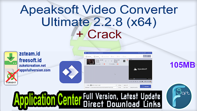 Apeaksoft Video Converter Ultimate 2.2.8 (x64) + Crack_ ZcTeam.id