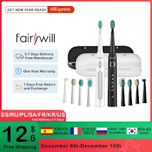 Fairywill Sonic Electric Toothbrush 5 Modes USB Charger Tooth Brushes Just For $12.6