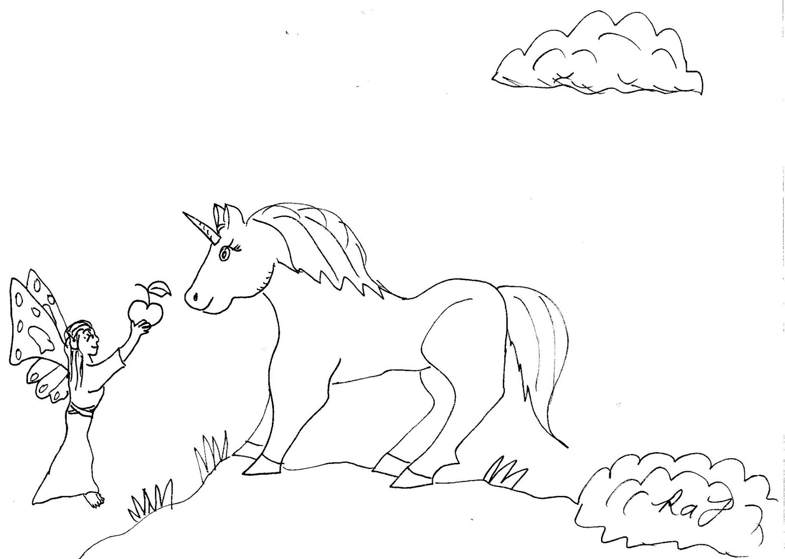 Robin's Great Coloring Pages Unicorns and Fairies are Friends