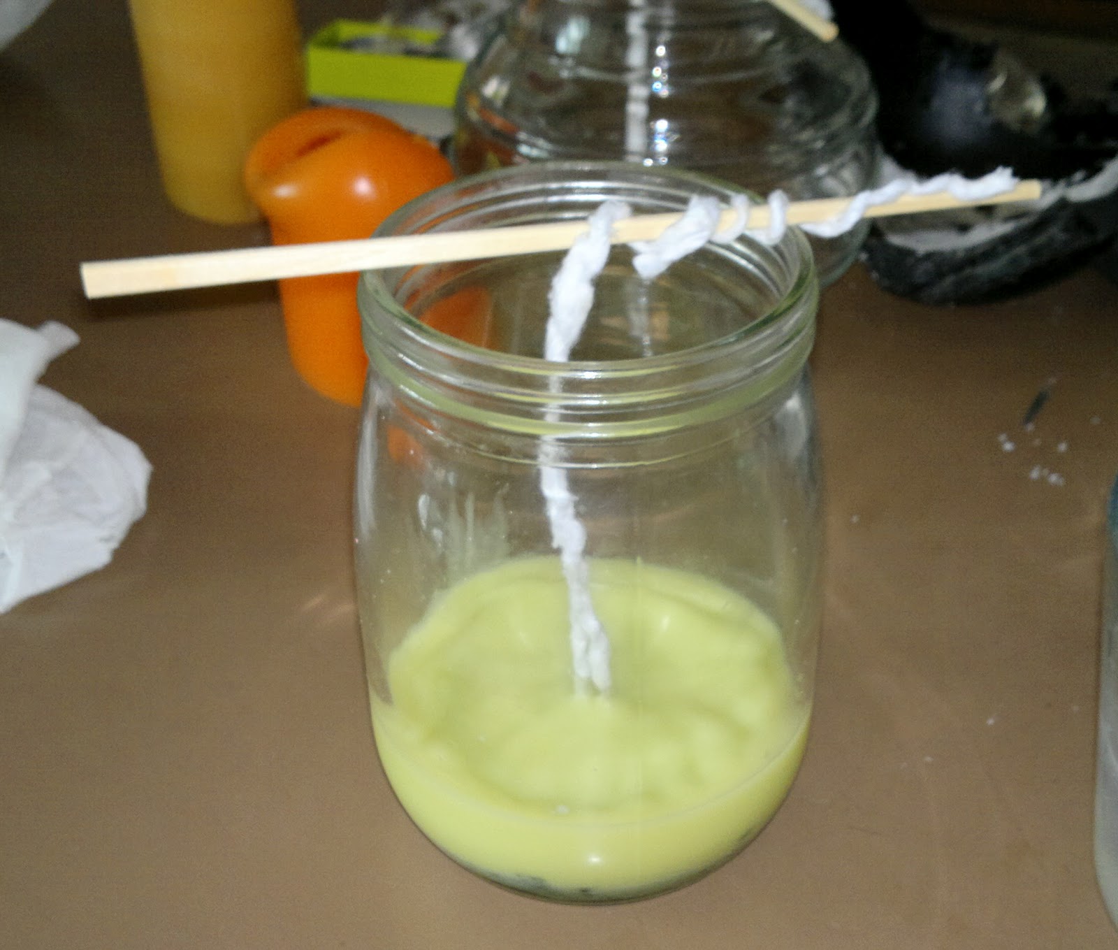 Mille Feuille Leftover Candle Wax