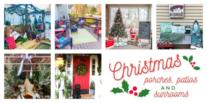 Christmas porches decorated for the holidays