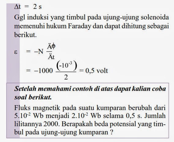 Contoh Soal Dan Pembahasan Hukum Faraday Fisika Contoh Soal Terbaru