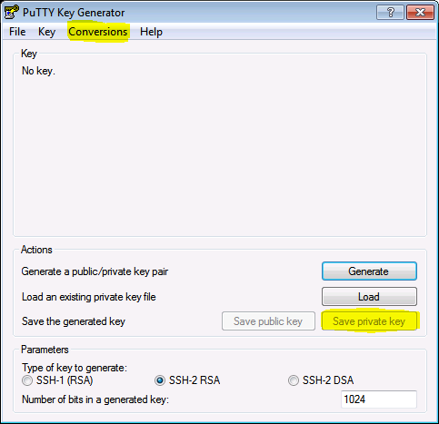 putty key generator no key Cara Menjalankan SSH Key Dengan Putty Di Windows
