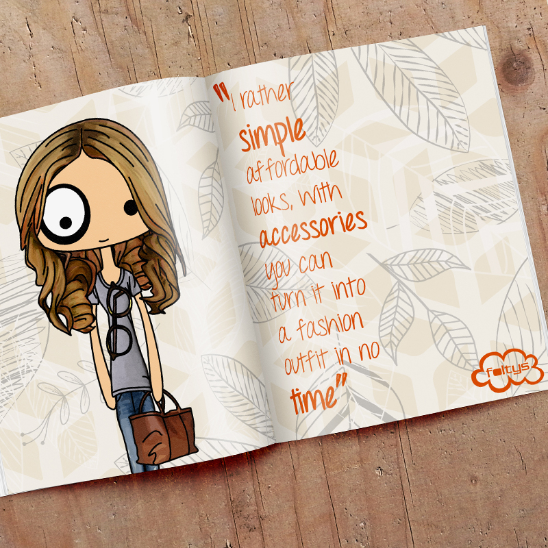 ilustración original | original illustration foltys vs the basic outfit (tazas, carcasas y libretas) (mugs, phone cases and notebooks)