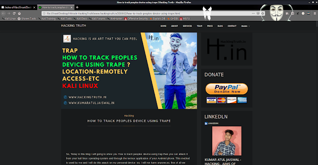 How to clone any website using httrack tool  by kumaratuljaiswal.in