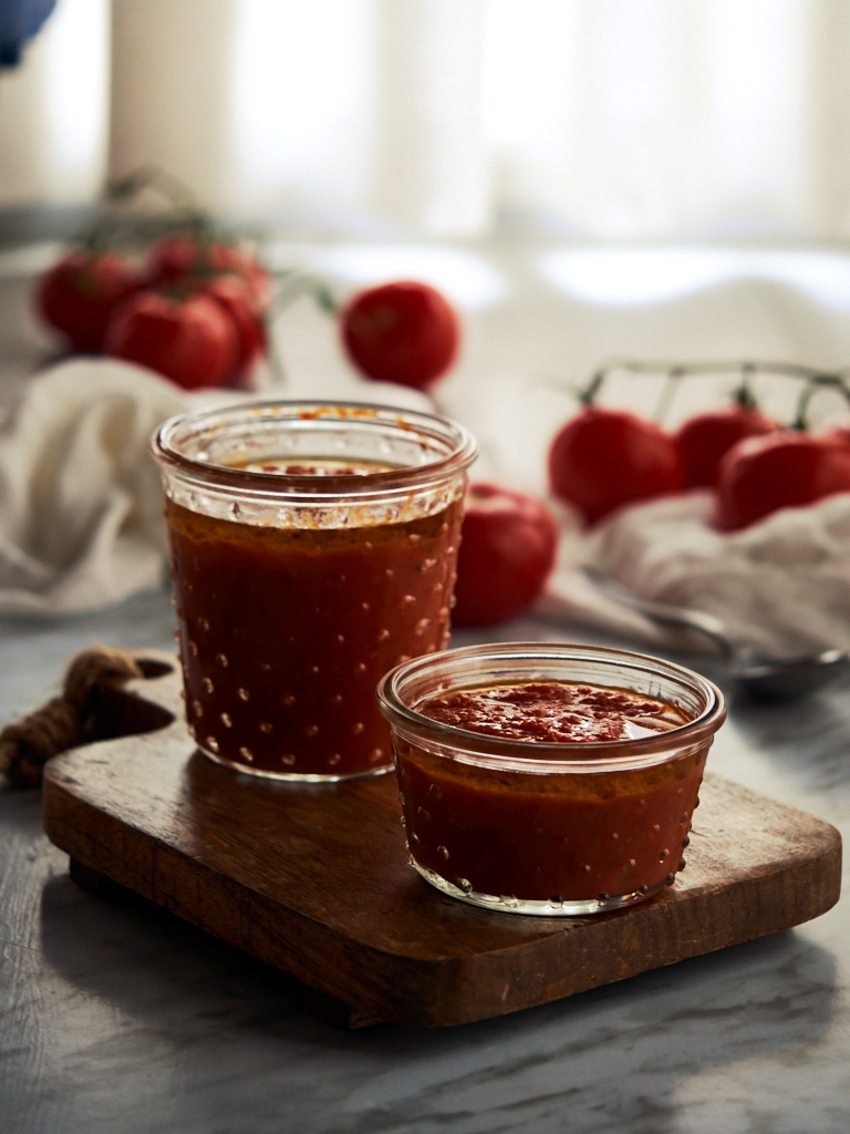salsa de tomate casera fácil
