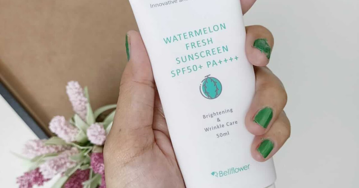 bellflower watermelon sunscreen review