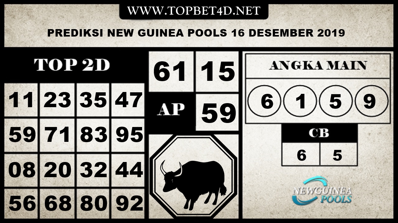 PREDIKSI NEW GUINEA POOLS 16 DESEMBER 2019 TOPBET4D Togel Online