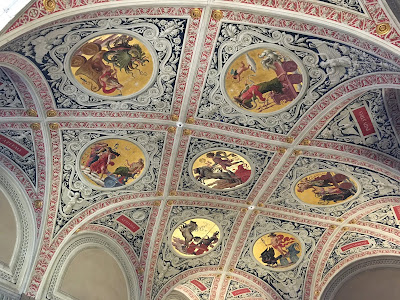 Siena: Palazzo delle Papesse - Decorazioni soffitto