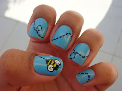 nail easy designs simple cool pretty summer spring nails spotlight awesome tips fun nagels bee really lakken bumble short ideeen