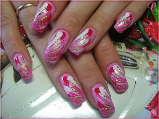 Pink nail designs 2012