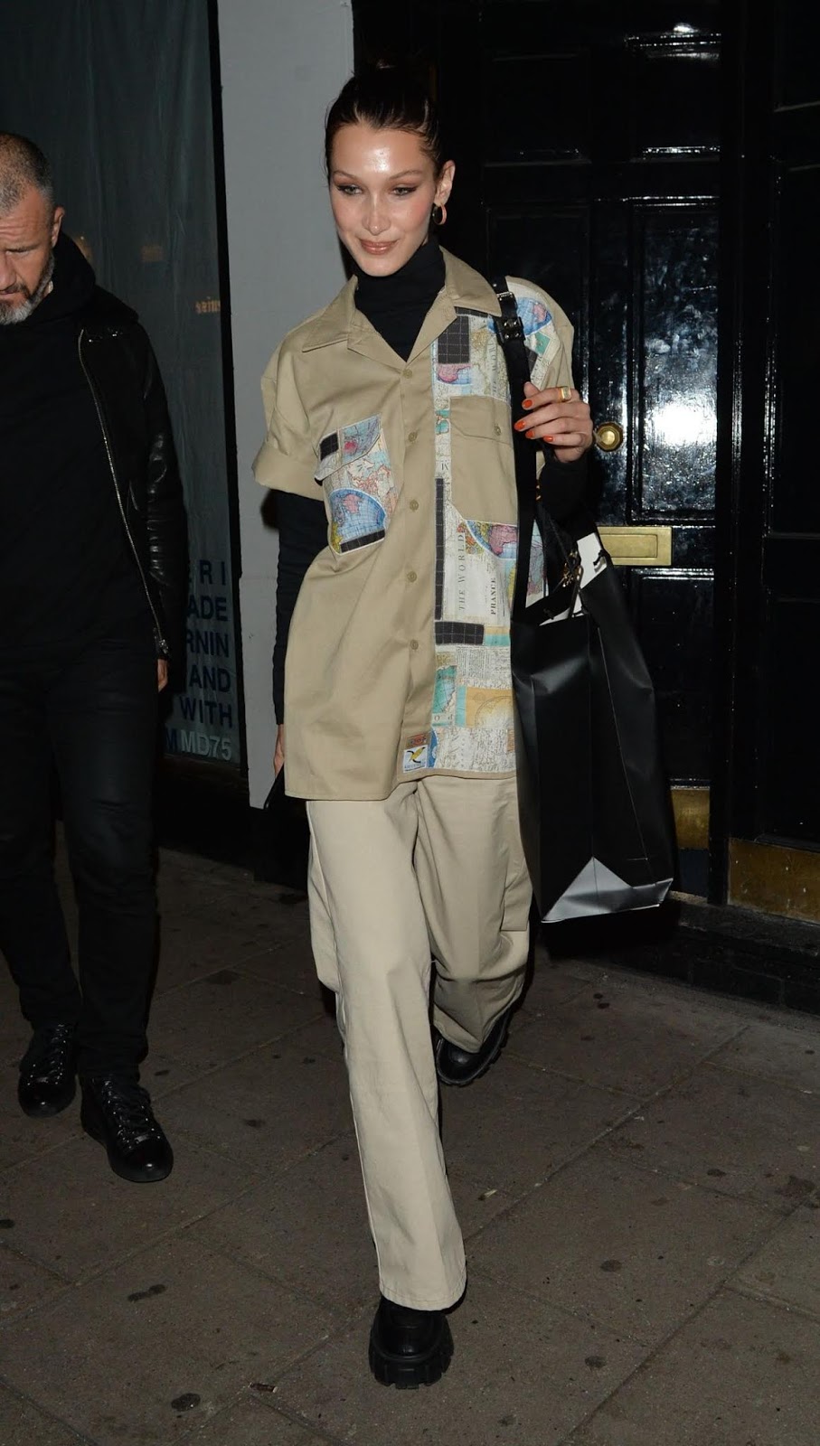 Bella Hadid Out in London, 10.23.2019