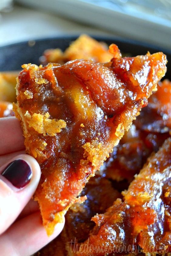 Highly addictive, sweet, smoky and SO easy, this Maple Caramel Bacon Crack is your one-way ticket to flavortown. The four simple ingredients are probably in your pantry right now! Once you go bacon crack, you can't go back. L