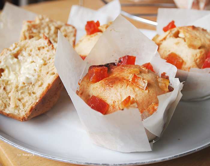 Project candied fruit muffin