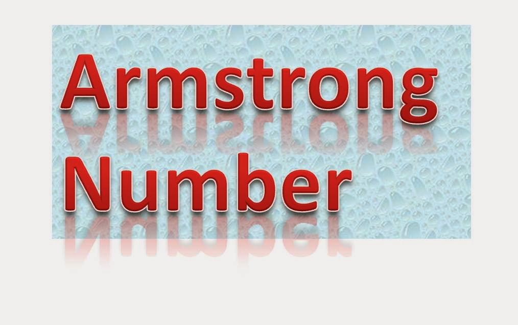 Armstrong Number . Heard of it ?? Sg Math Academy