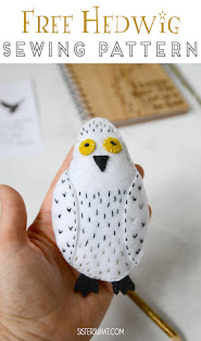 harry potter hedwig sewing pattern