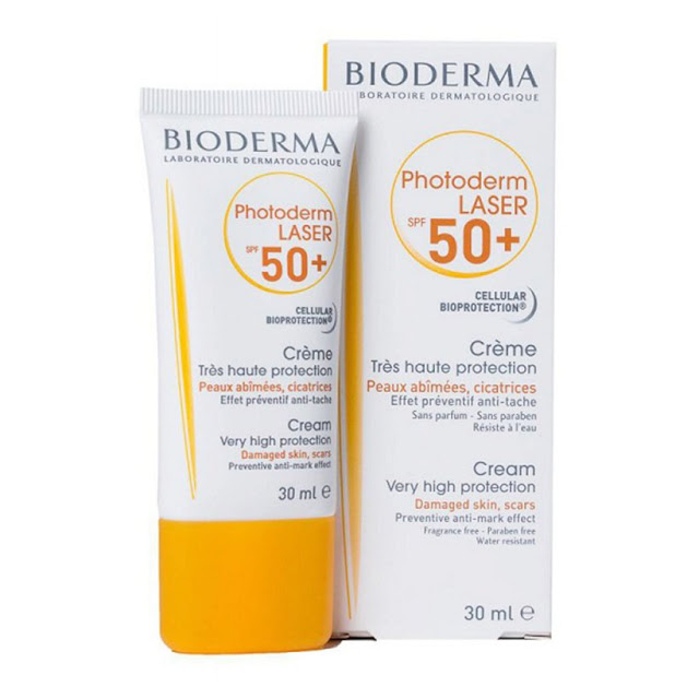 kem chong nang cho da mun nhay cam Bioderma Photoderm Laser SPF 50+