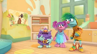 Abby's Flying Fairy School Niblet's Wand, Abby Cadabby Blögg Gonnigan Mrs. Sparklenose, Sesame Street Episode 4316 Finishing the Splat season 43