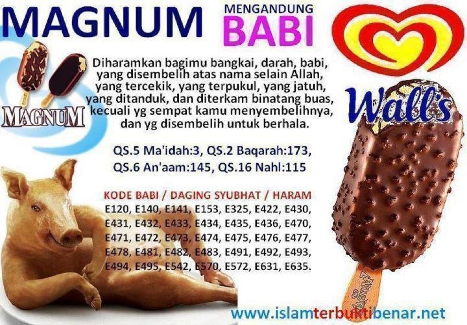 Shah [SHM]: Ice Cream Magnum Haram Atau Tidak??