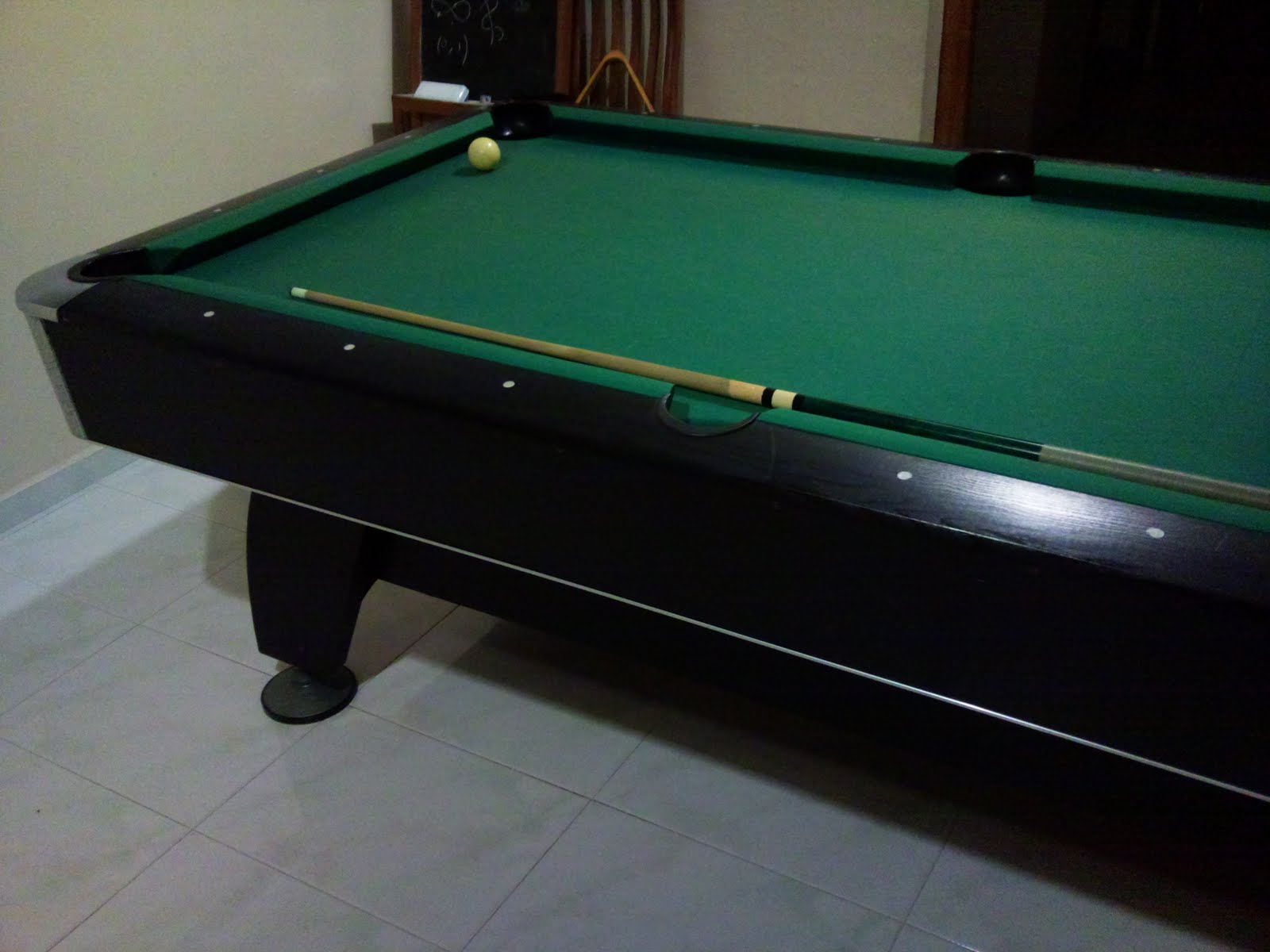 Amateur Mathematics and all things masterful: A tribute to my pool table