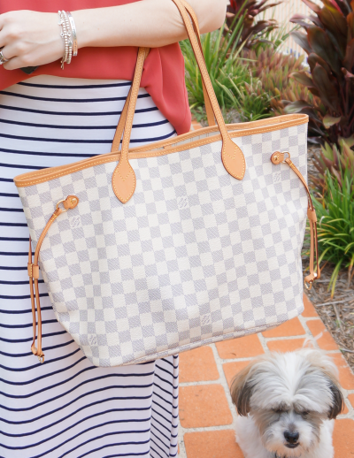 Away From Blue, Aussie Mum Style, Away From The Blue Jeans Rut: Jeanswest  Print Dress, LV Neverfull Bag