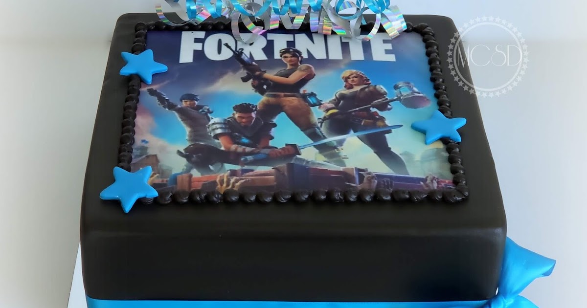 CakesbyZana: Fortnite Birthday Cake