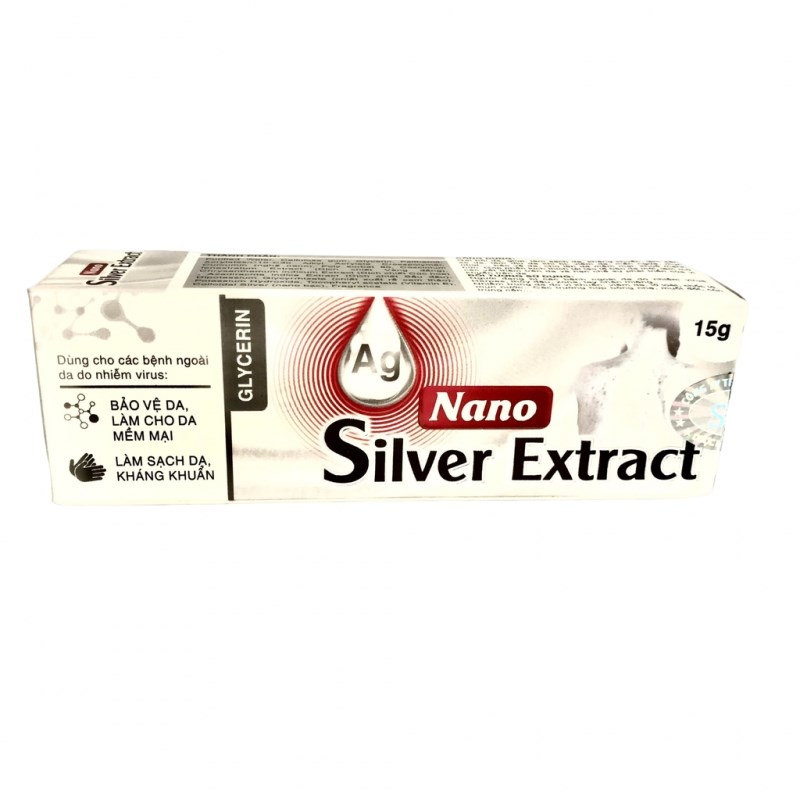 GEL BÔI DA NANO SILVER EXTRACT 15G – NATURE PHARMA