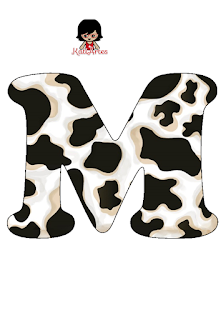 Abecedario de Piel de Vaca. Cow Leather Alphabet.