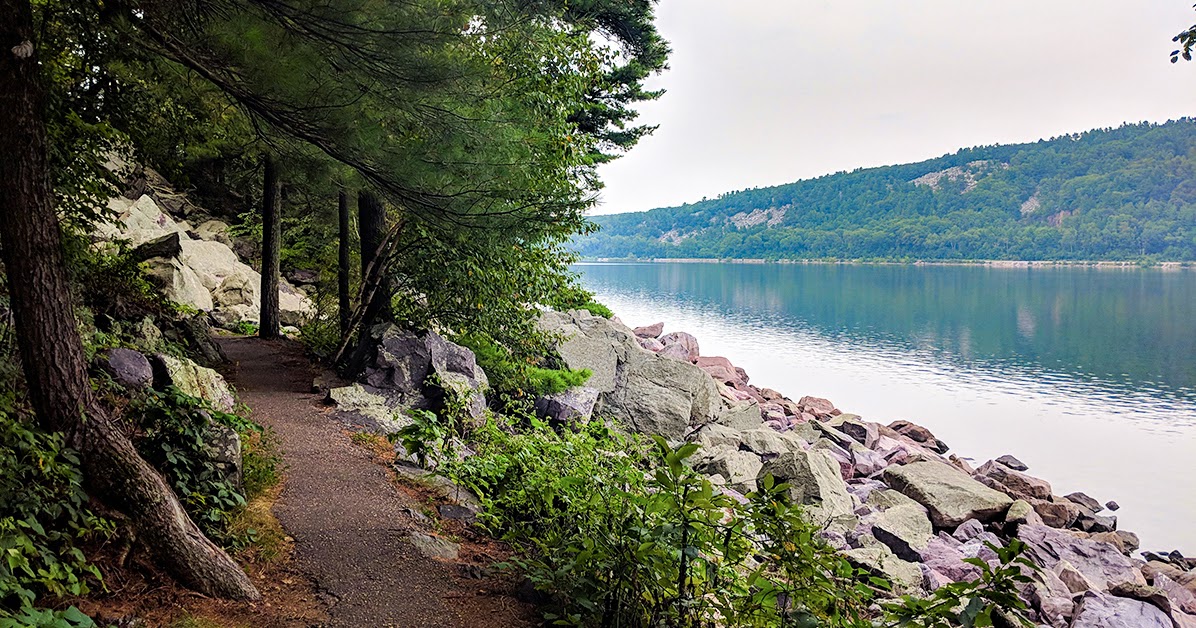 Wisconsin Explorer Tumbled Rocks Trail at Devil's Lake State Park