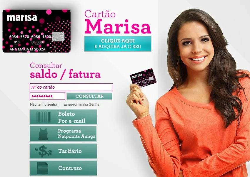 itaucard marisa saldo e fatura 2 via