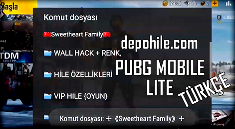 PUBG MOBILE LITE Sweetheart Family VIP Script Hile Ocak 2020