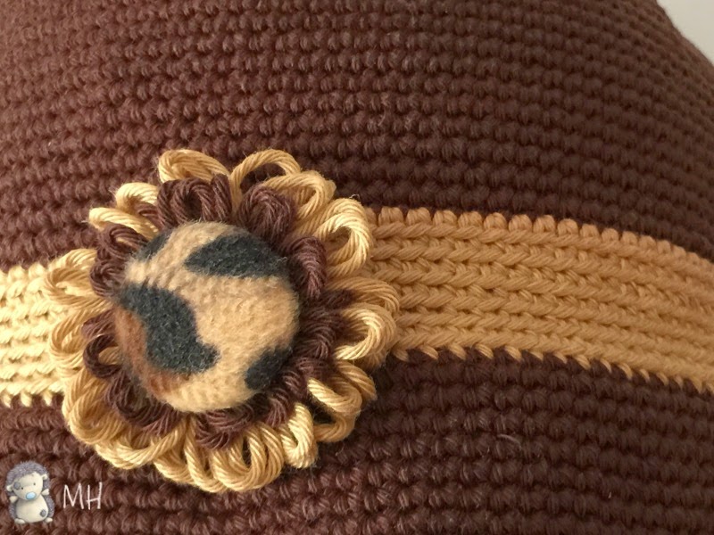 Gorrito cloché bicolor