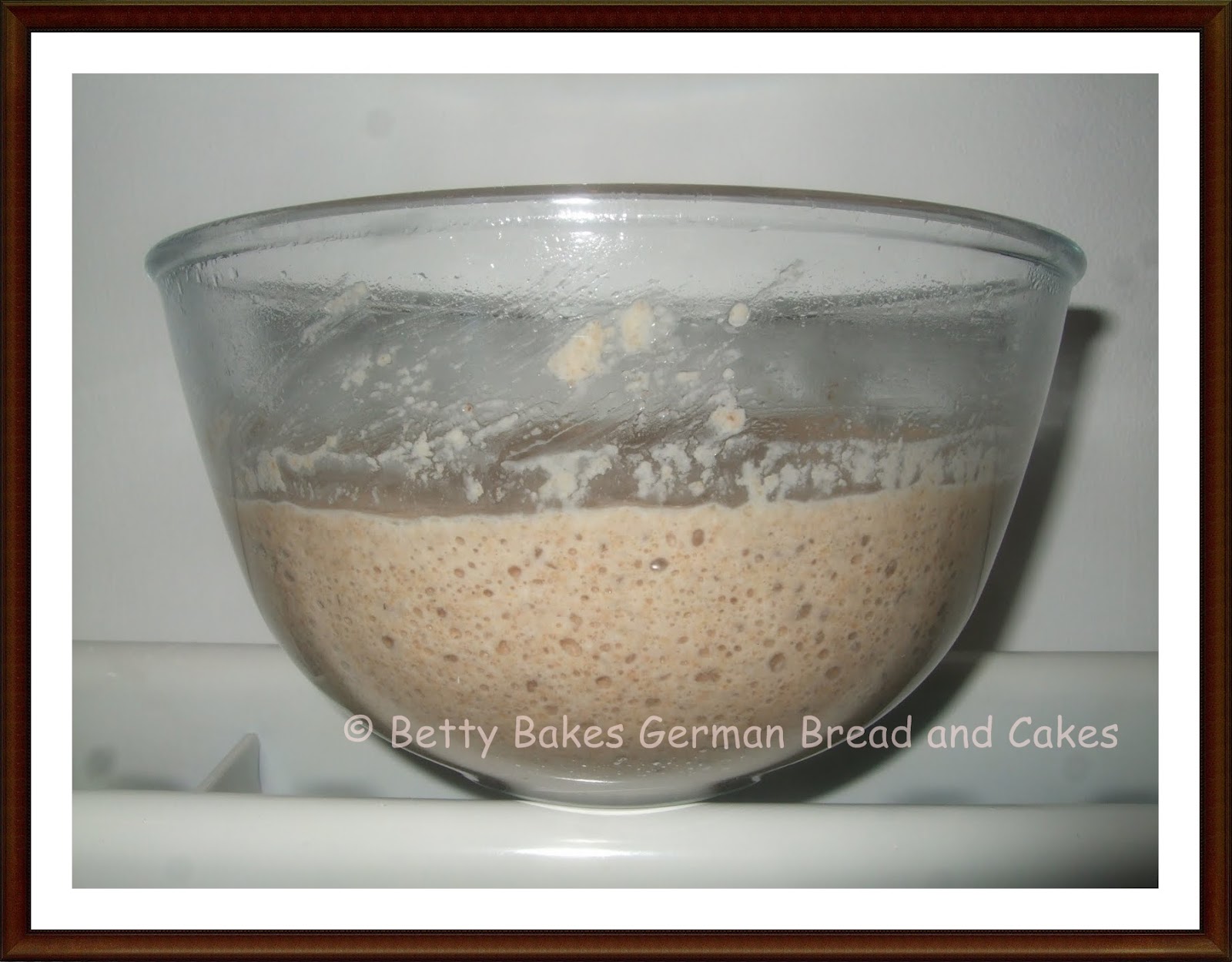 Betty Bakes German Bread and Cakes Making a sourdough starter