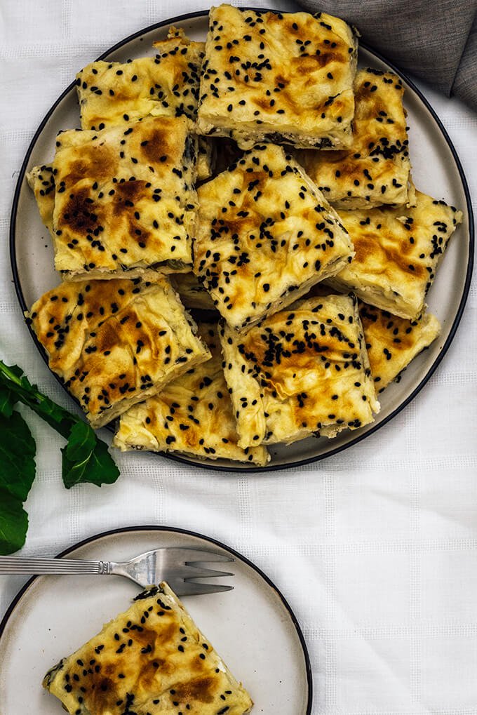 TURKISH BOREK RECIPE WITH CHEESE AND HERBS | LEBANESE RECIPES